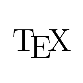 TeX icon. It's literally written in spongebob case